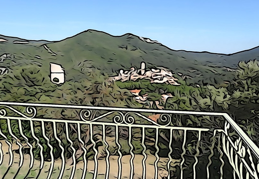 Vue du Revest depuis le balcon de Maéna