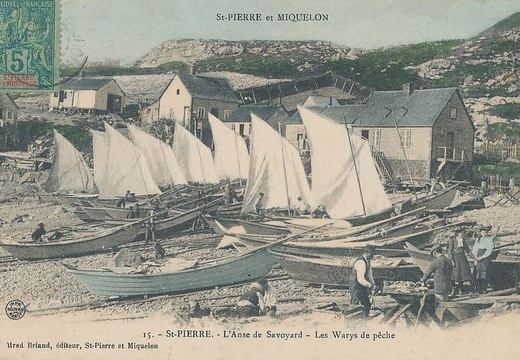 Anse de Savoyard Saint-Pierre - Les warys de peche