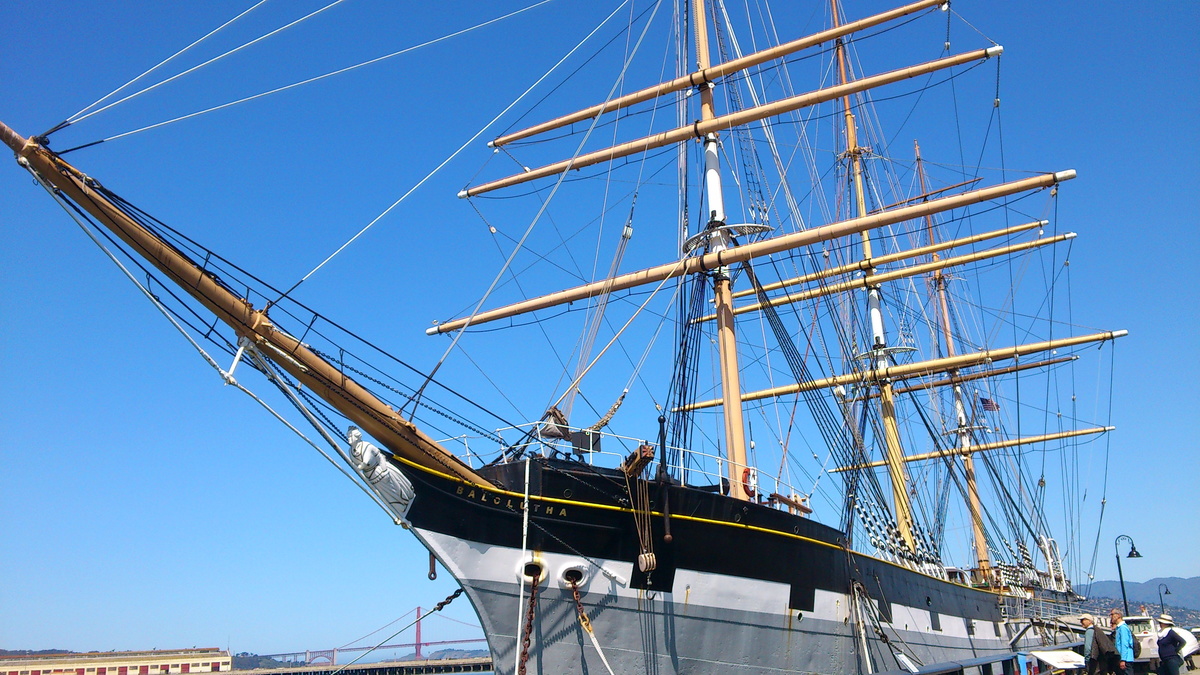 Le Balclutha SF musée à flot